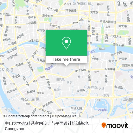 中山大学-地科系室内设计与平面设计培训基地 map