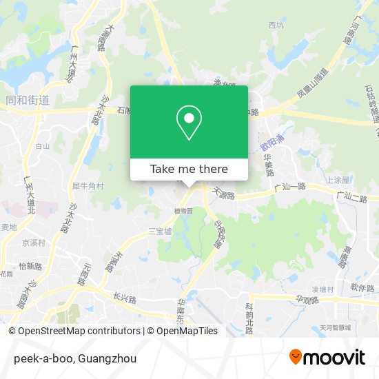 peek-a-boo map
