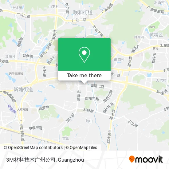 3M材料技术广州公司 map