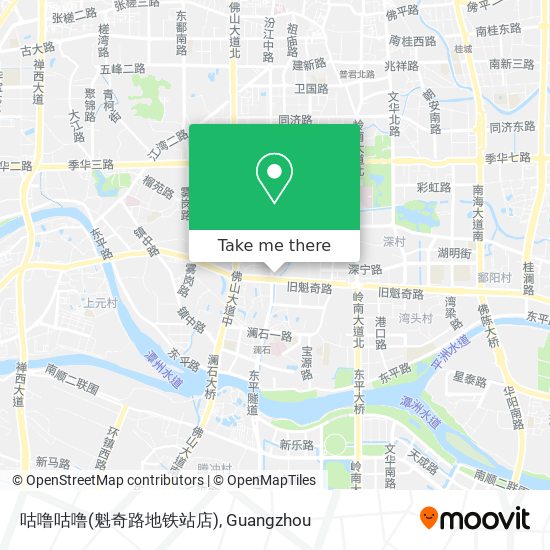 咕噜咕噜(魁奇路地铁站店) map