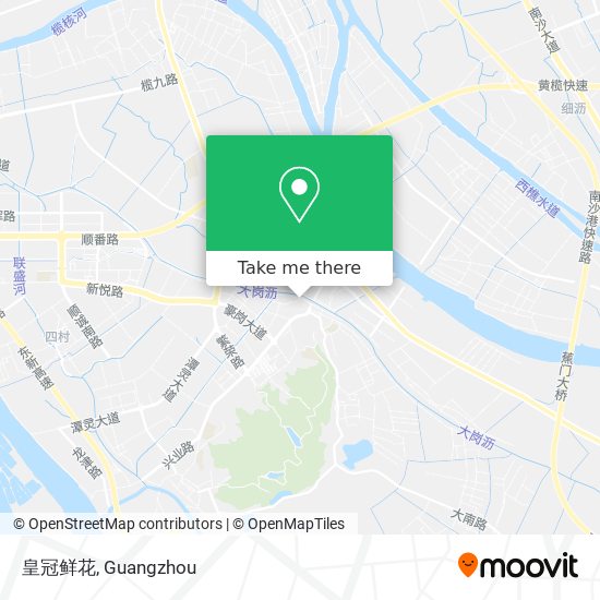 皇冠鲜花 map