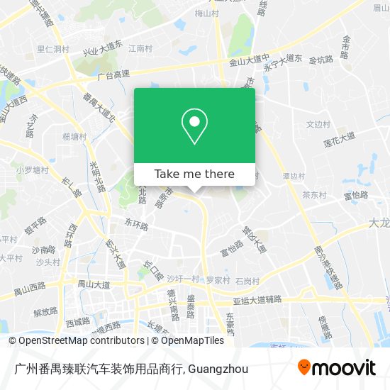 广州番禺臻联汽车装饰用品商行 map