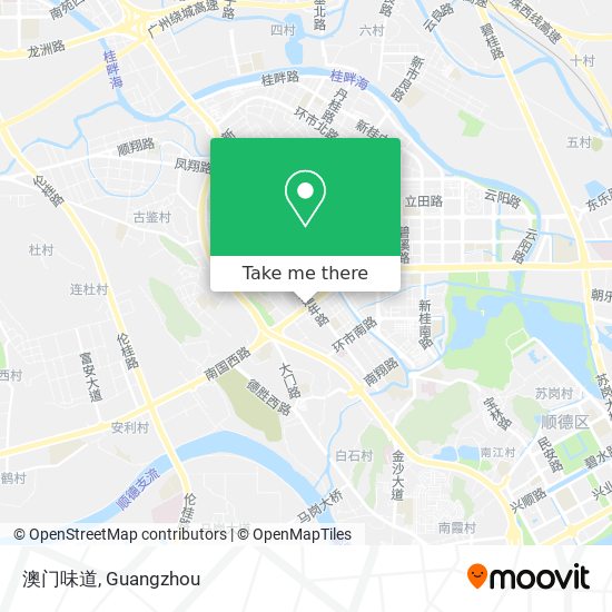 澳门味道 map