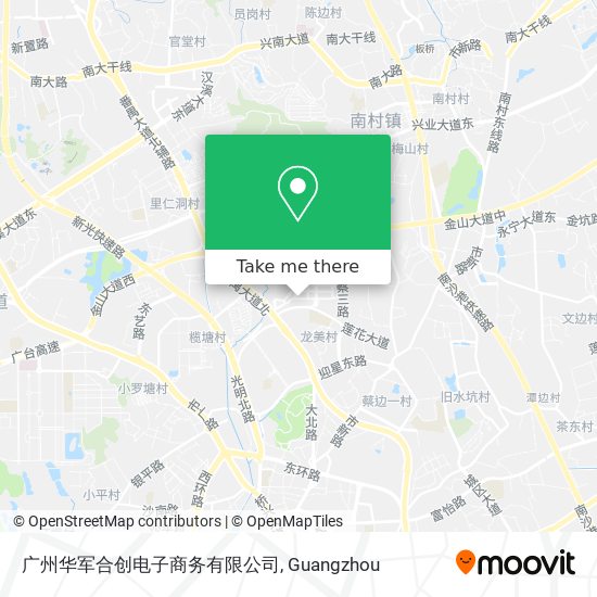 广州华军合创电子商务有限公司 map