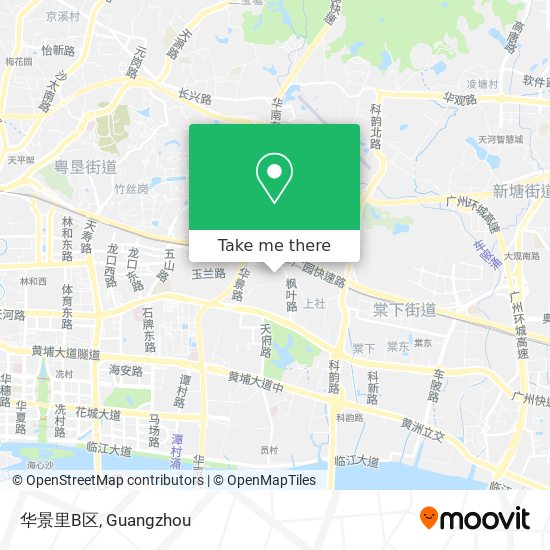 华景里B区 map