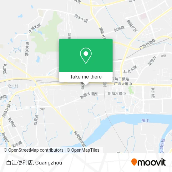 白江便利店 map