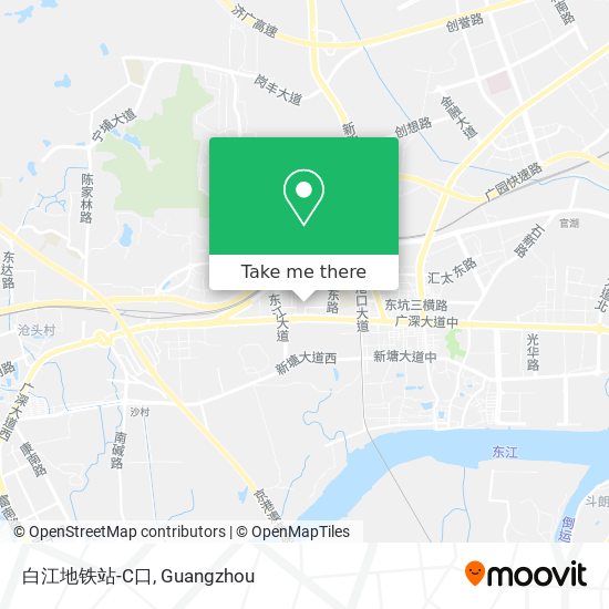 白江地铁站-C口 map