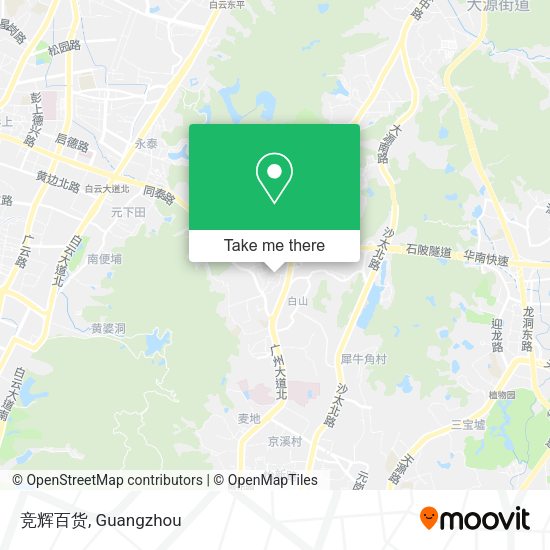 竞辉百货 map