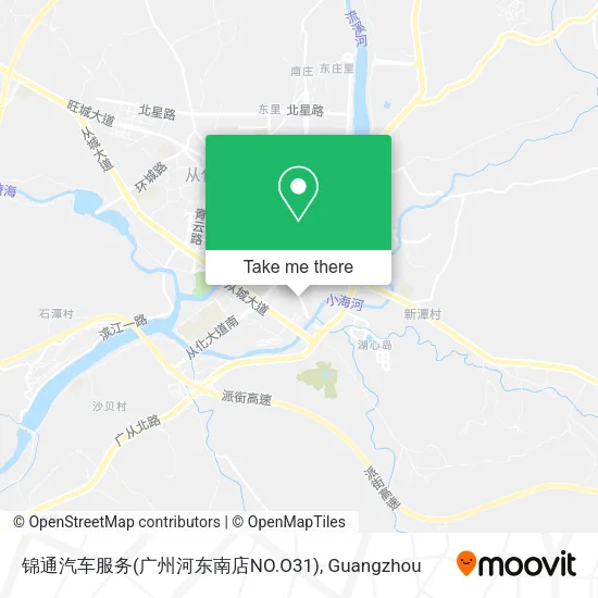 锦通汽车服务(广州河东南店NO.O31) map