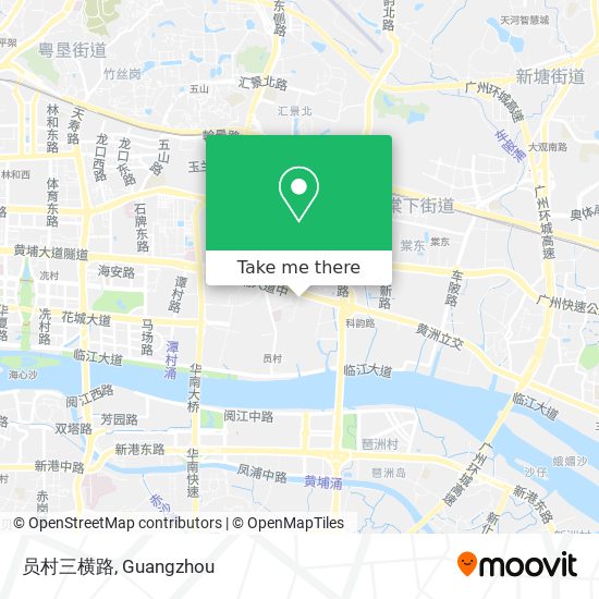 员村三横路 map
