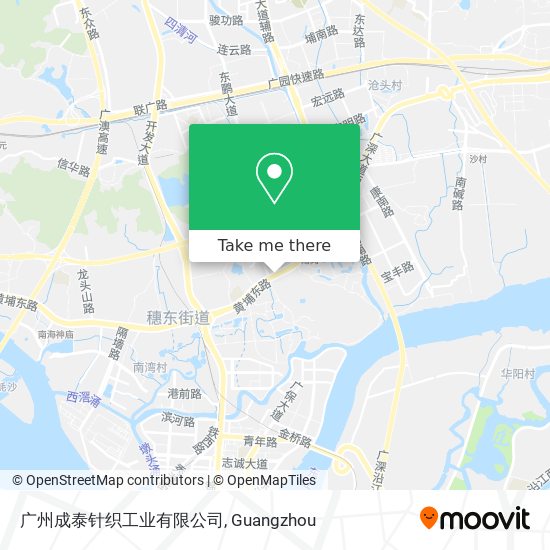 广州成泰针织工业有限公司 map