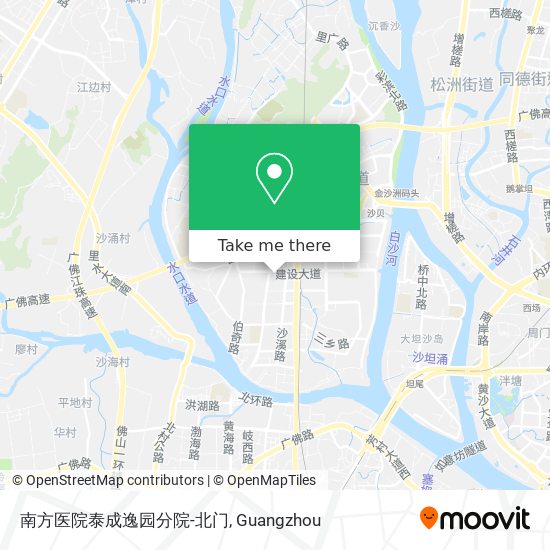 南方医院泰成逸园分院-北门 map