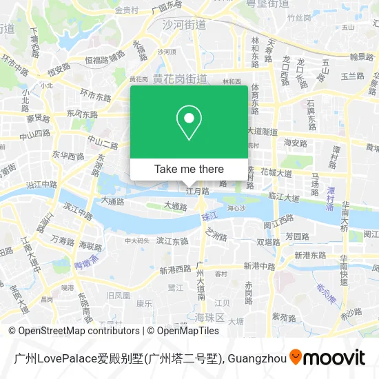 广州LovePalace爱殿别墅(广州塔二号墅) map