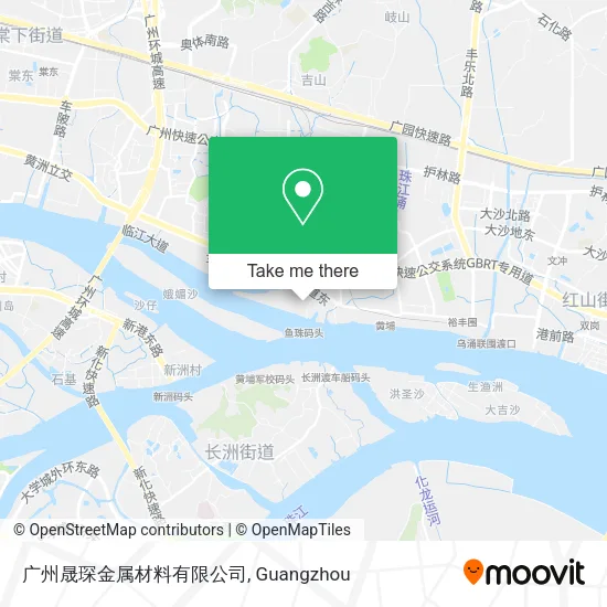 广州晟琛金属材料有限公司 map