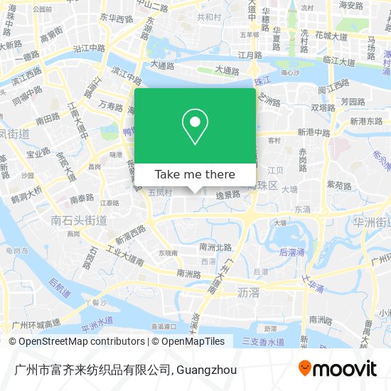 广州市富齐来纺织品有限公司 map