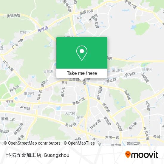 怀拓五金加工店 map