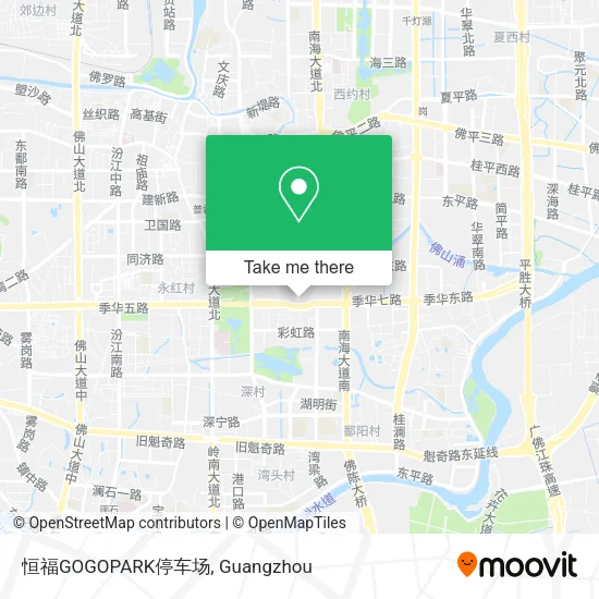 恒福GOGOPARK停车场 map