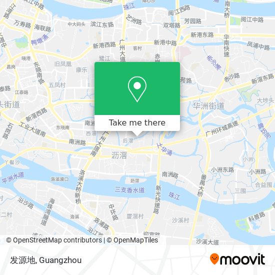 发源地 map