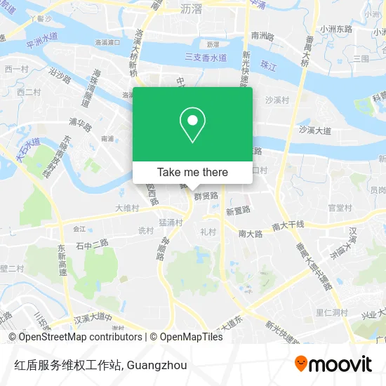 红盾服务维权工作站 map