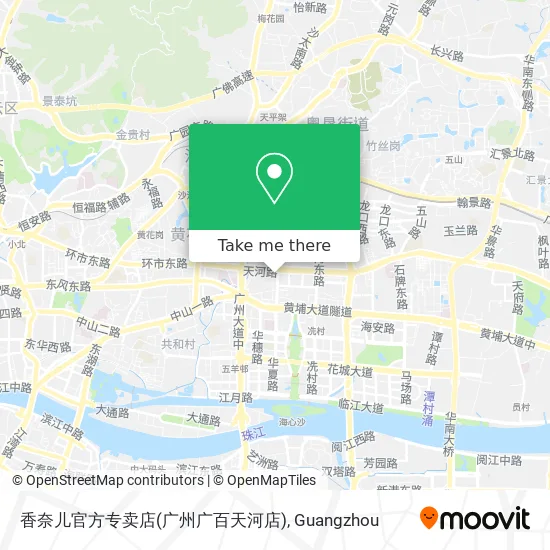 香奈儿官方专卖店(广州广百天河店) map