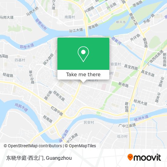 东晓华庭-西北门 map