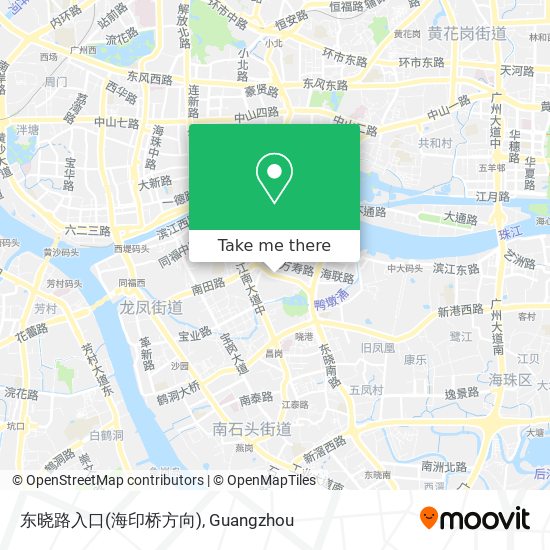 东晓路入口(海印桥方向) map