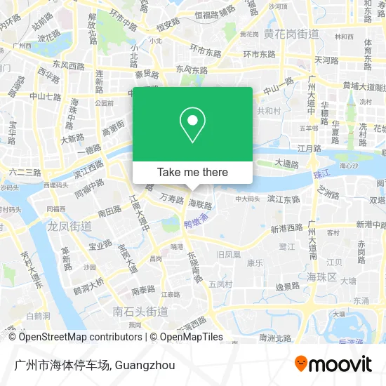 广州市海体停车场 map