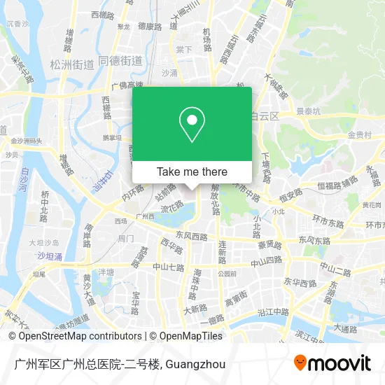 广州军区广州总医院-二号楼 map