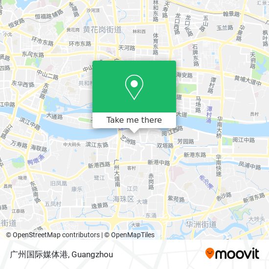 广州国际媒体港 map