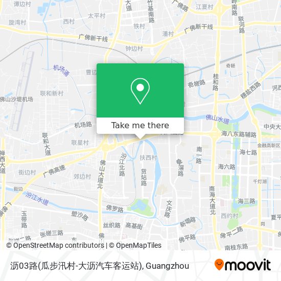 沥03路(瓜步汛村-大沥汽车客运站) map