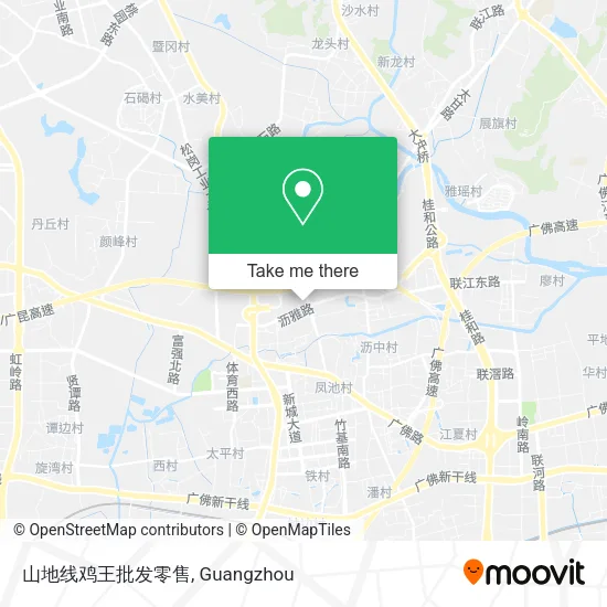 山地线鸡王批发零售 map