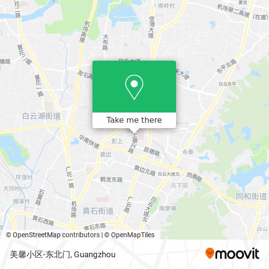 美馨小区-东北门 map