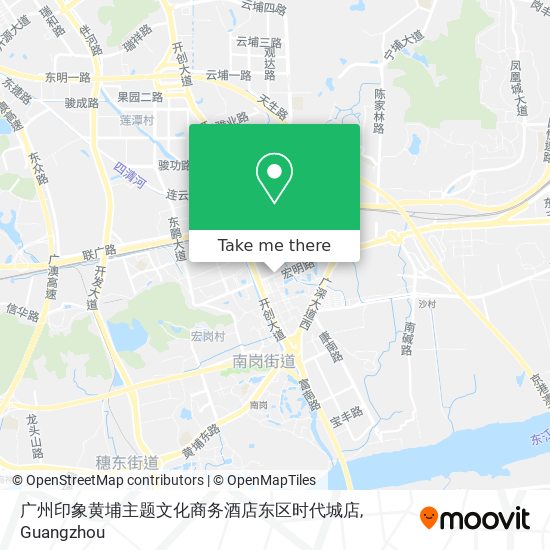 广州印象黄埔主题文化商务酒店东区时代城店 map