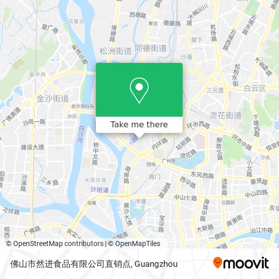 佛山市然进食品有限公司直销点 map