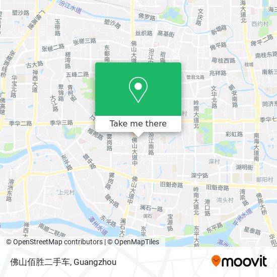 佛山佰胜二手车 map