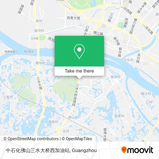 中石化佛山三水大桥西加油站 map