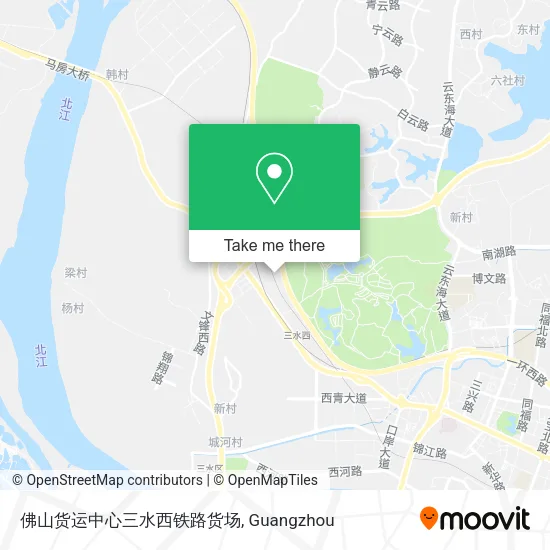 佛山货运中心三水西铁路货场 map