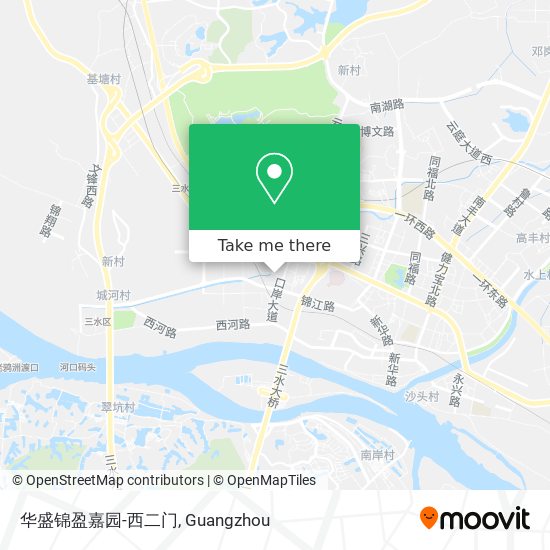 华盛锦盈嘉园-西二门 map