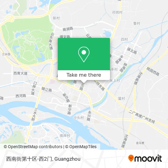 西南街第十区-西2门 map