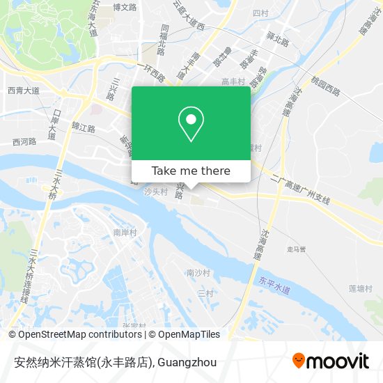 安然纳米汗蒸馆(永丰路店) map