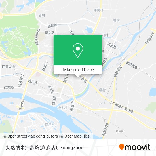 安然纳米汗蒸馆(嘉嘉店) map
