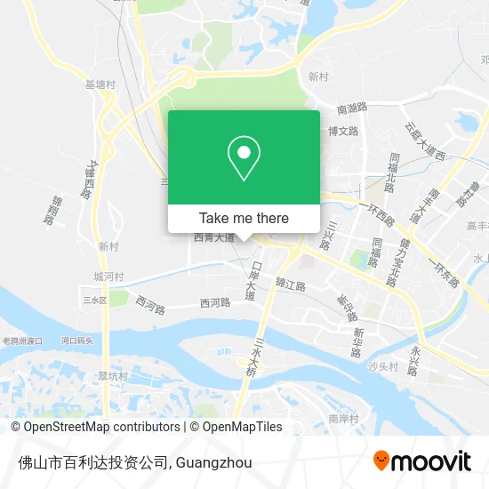 佛山市百利达投资公司 map