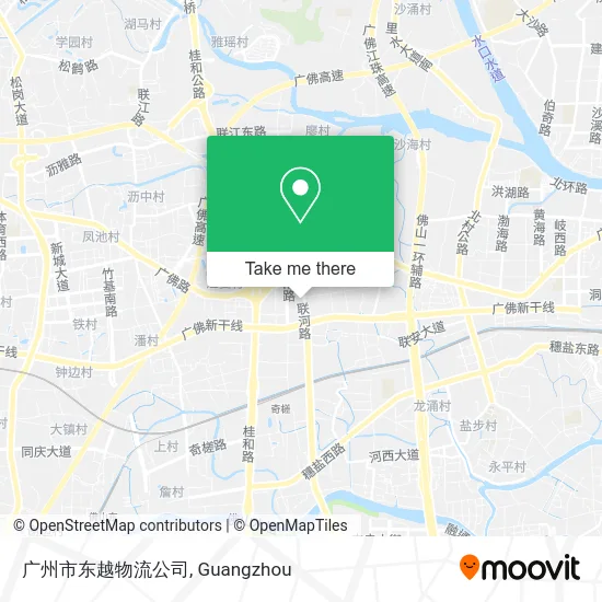 广州市东越物流公司 map