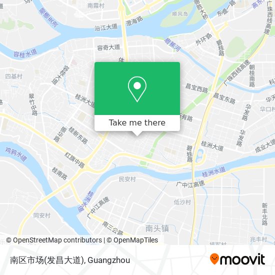 南区市场(发昌大道) map