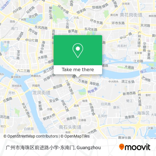 广州市海珠区前进路小学-东南门 map