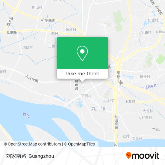 刘家南路 map