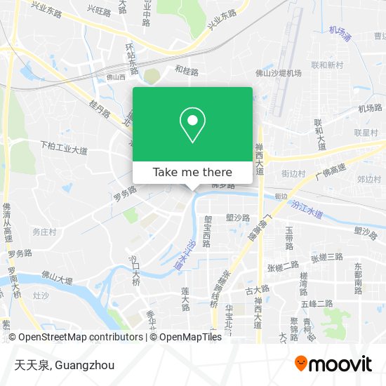 天天泉 map