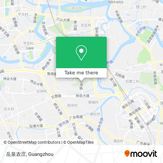 岳泉农庄 map