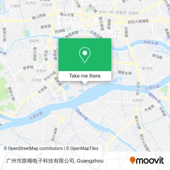 广州市路顺电子科技有限公司 map
