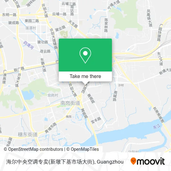 海尔中央空调专卖(新墩下基市场大街) map